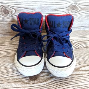 Converse Chuck Taylor All Star High Top Little Kid 13 Navy Red